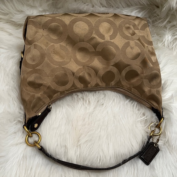 Tan/Brown Vintage Coach Purse - Picture 10 of 13